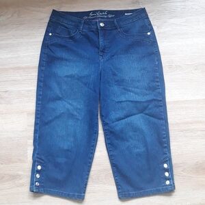 Gloria Vanderbilt Blue Cropped Jeans